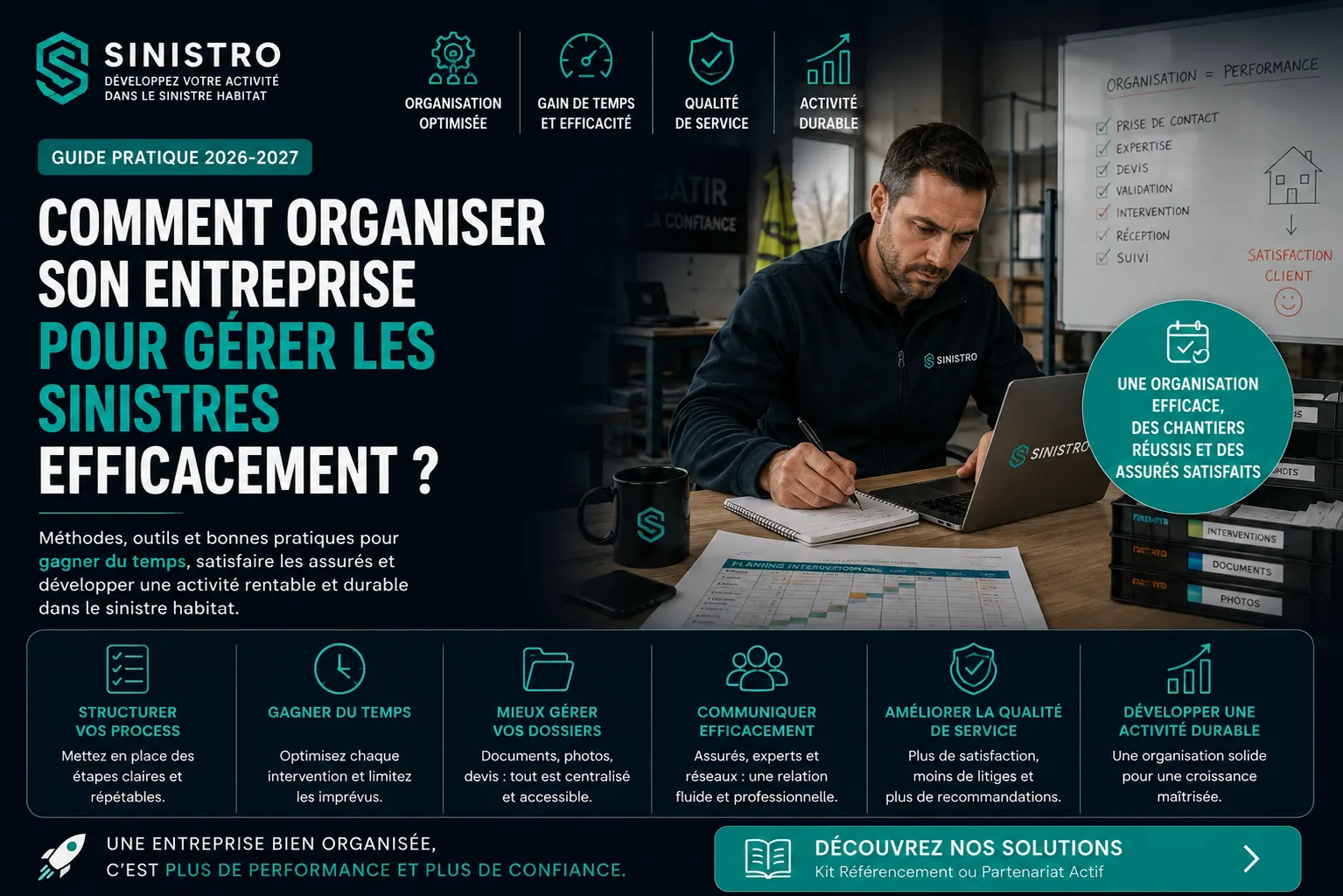 Comment organiser son entreprise pour gérer les sinistres efficacement en 2026-2027 — guide Sinistro
